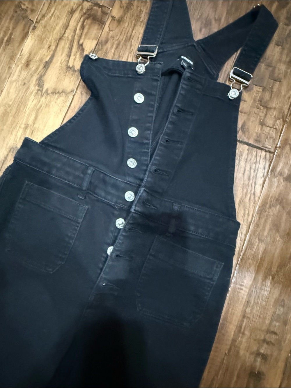 Express Black Overalls